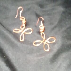 Elegant Copper Earrings